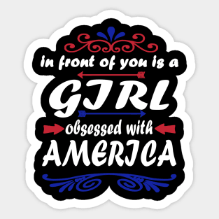 4th of July America Independence Day Freedom Sticker